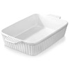 MALACASA 4.4 QT Baking Dish, 9x13 Large Casserole Dish for