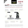 Integral EvoFire Fire Rated Downlight GU10 Matt White (4 Pack)
