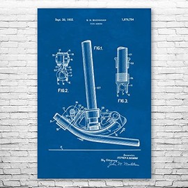 Pipe Bender Poster Print (20x24) Plumber, Pipefitter Gifts, Plumbing Art, Contractor Gifts, Industrial Art, Foreman Gift Blueprint