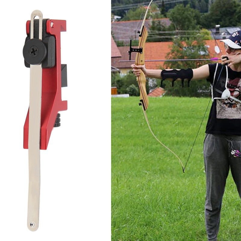 Recurve Bow Archery Clicker Aluminum Auxiliary Positioner Enhance Stability for