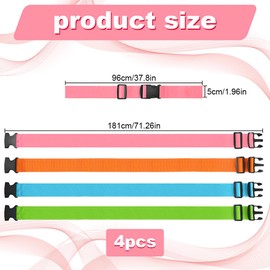 Luggage Straps, Luggage Straps For Suitcases, Adjustable Suitcase Straps With Quick Release Buckle, Thickened Suitcases Strap Suitcase Belts, Travelling Luggage Accessories(Orange/Pink/Blue/Green)