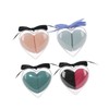 IWOWHERO Heart Shape Makeup Sponge Set Wet Dry Dual Purpose