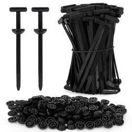 150Pcs Nylon Universal Cable Tie Buckle Nylon Zip Ties Button Fixion Tools, Automotive Replacement Rivet Fixing, Zipties for Cars Repair Engine Bumper Fender Liner Door Panel Screw Fastener Clips