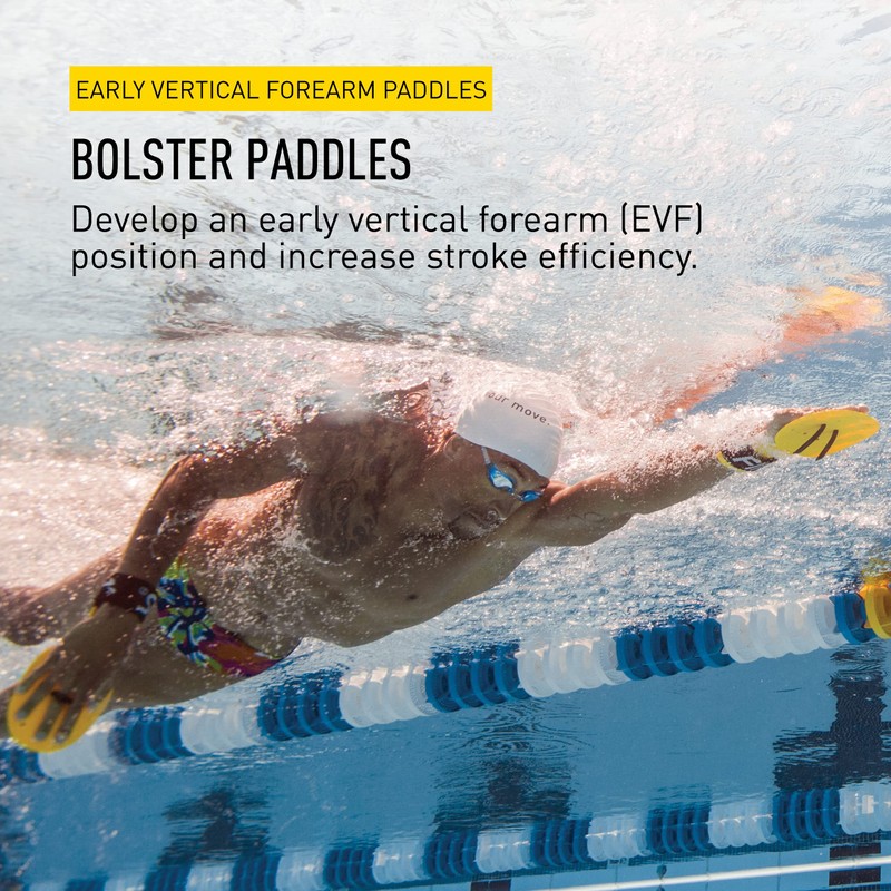 Finis Bolster Paddles - Schwimmflügel zum Runden-Training - Schwimmbad- und