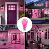 JAHEKS LED Pink Light Bulbs for Outdoor Indoor, 9W(60W Equivalent)