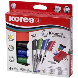 Kores Magnetic Whiteboard Sponge, 110 x 55 x 20 mm (Marker Whiteboard Set)