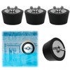 Ai-OUMLEEF 4PCS Expansion Plugs, Pool Winterizing Plugs, Rubber, Black, 51mm