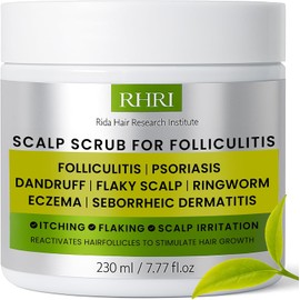 Rida Hair Research Institute - Exfoliante capilar exfoliante para el cuero cabelludo seco y la foliculitis Aclarante