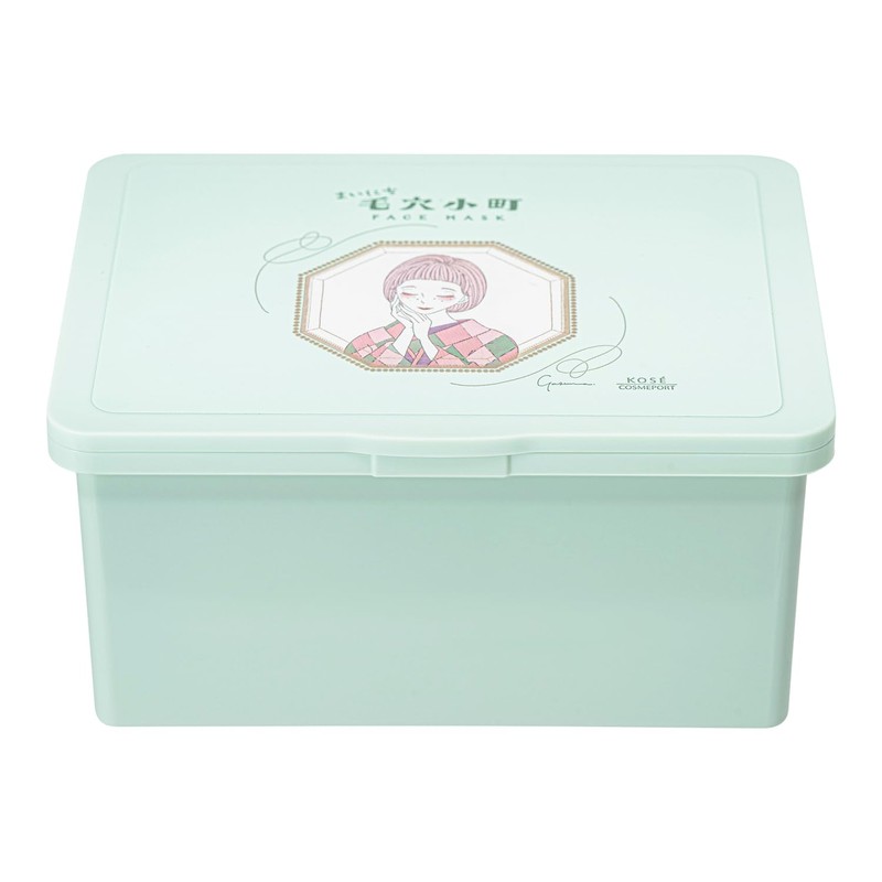 KOSE Clear Turn Everyday Komachi CICA Face Pack, 30 Pieces,