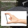 Pack of 80 Rubber Bands, 4 Sizes, Black, Thick Tactical
