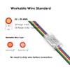 Masterwon Wire Connectors Quick Connect Terminal Block - 4-Pin Electrical
