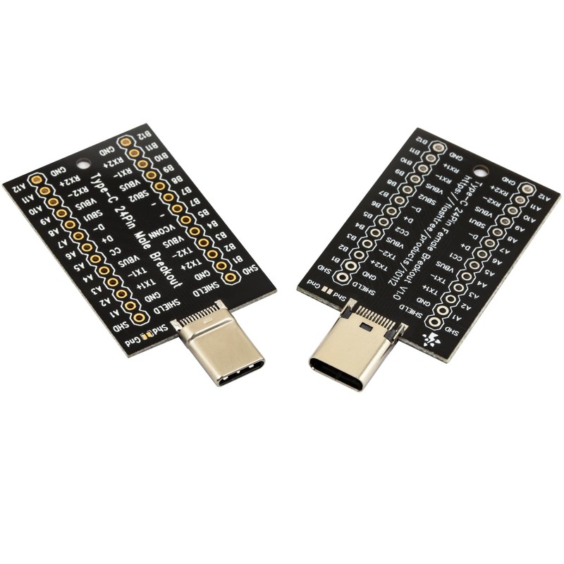 whiteeeen USB tipo c macho y hembra de 24 pines