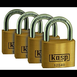 Kasp 125 Premium Brass Padlock - 40 Millimeters - Quad