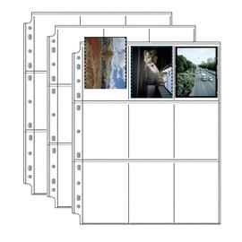 eTone 120 Archival Storage Sheets 6X9 Single Film Negative Slide, Pack of 50