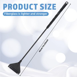 Eldraqth Fish Tank Scraper Cleaner for Glass Aquariums Algae Scraper Fish Tank Cleaner with 10 Stainless Steel Blades Aquarium Glass Cleaning Tools for Fishes Reef Plant Glasses Tanks