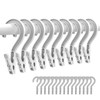 24pcs Laundry Hooks Clip Plastic Clothes Hangers Pins Super Strong
