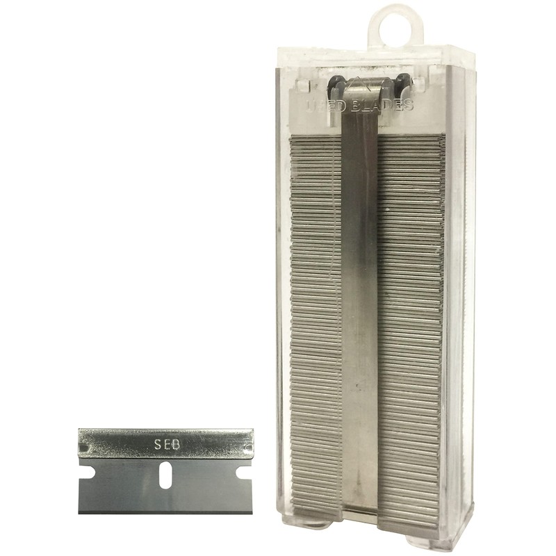 ALLWAY SEB100AD #9 Single-Edge Razor Blades with Auto Dispenser, 100