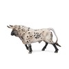 Deqube Bravo Sabanado Trotando Bull Figure, White, 17 x 8