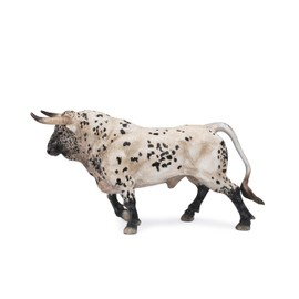 Deqube Bravo Sabanado Trotando Bull Figure, White, 17 x 8 x 4.2 (1)