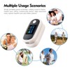 Fingertip Pulse Oximeter Rechargeable Blood Oxygen Saturation Monitor