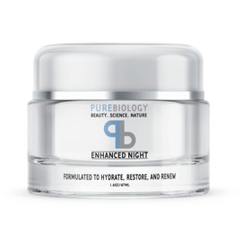 Pure Biology Hydrating Retinol Night Cream – Anti-Aging Moisturizer for Women and Men with Hyaluronic Acid, Evening Primrose & Avocado Oil – Nourishing Face, Neck & Eye Cream for Wrinkle Care