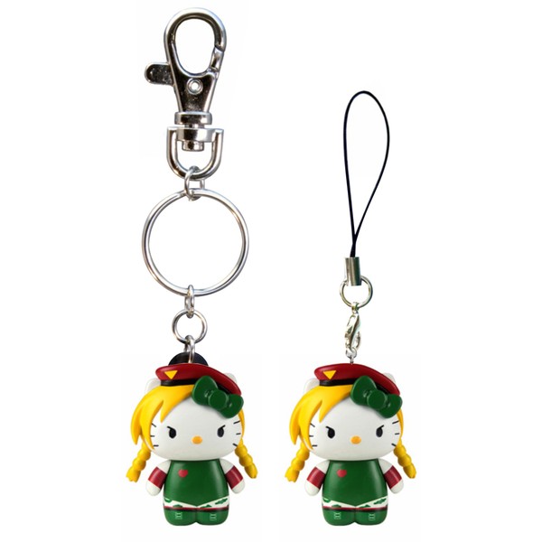 Street Fighter X Sanrio Mobile Key Chain Cammy