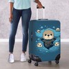 HELLHERO Sea Otter Travel Luggage Cover Protector Suitcase Case Fit
