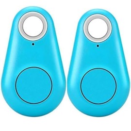 2XSmart GPS Tracker For Kids,Water Droplets Shape Wireless Key Finder Locator Mini GPS Tracker, key Finder Fob, Sensor Device Tracker Tag,Suitcase Tracker,Best Dog Tracker,Long RangeTracker (Blue)