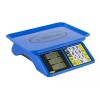 Noval Báscula comercial digital Noval ECO 15TN 20kg 100V/240V azul 27 cm x 19 cm