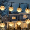 AWQ 20 LED 41FT Globe Ball String Lights, G40 Crystal