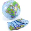 SHATCHI Inflatable World Globe Earth Map Geography Teacher Aid Ball