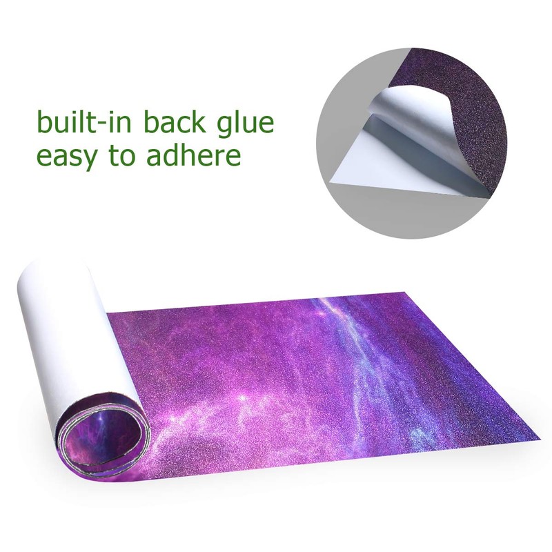 MNSRUU Purple Night Sky Skateboard Grip Tape Sheet Scooter Deck