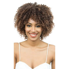 DIANA 100% Futura Regular Wig Variety Colors Bohemian Natural Curl Hairstyle Valentine Series - WIG MISHA (F1B/30)