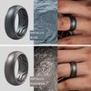 ThunderFit Silicone Rings for Men, Breathable Edition Step Edge Rubber