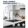 DAYONE 2 Handle Kitchen Faucet with Soap Dispenser, Two-Handle Kitchen