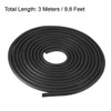 sourcing map Foam Rubber Seal Weather Strip 5mm Diameter 3