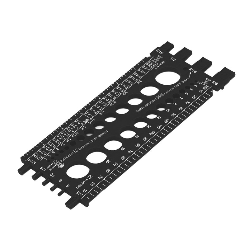 Plastic Thread Checker Nut Bolt Gauge Screw Identifier Tool for