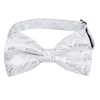 Alizeal Mens Gradient Paisley Bow Tie Pre Tied Pocket Square