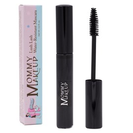 Mascara Lush Lash Resistente al Agua - Volumen y Longitud Extremos, Hipoalergénica y Cruelty Free por Mommy Makeup (Negro)