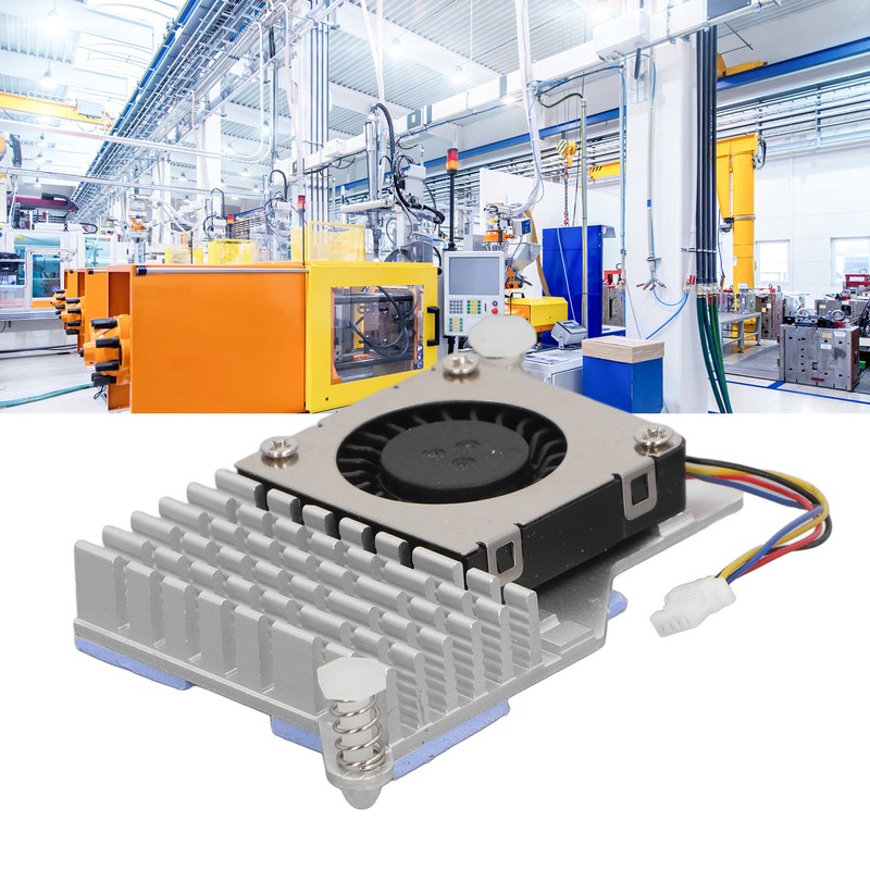 for Pi 5 Cooler Replacement Aluminium Alloy Temperature Controlled PWM