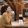 Walktosun Premium Thickened 304 Stainless Steel Moka Pot Stovetop Espresso