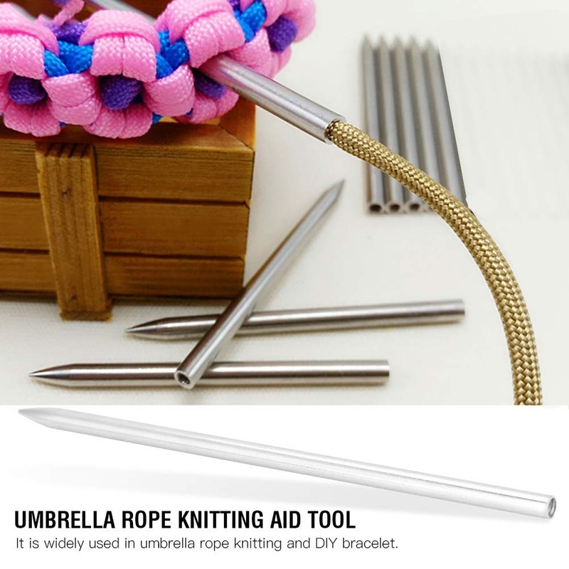 JTLB Paracord Lacing Needle Paracord Needle Tool 8×1×1 5Pcs Knitting