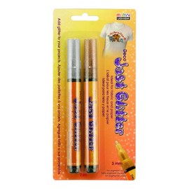 Uchida 222jg-2 a Marvy Deco Tela Just Purpurina, Color Dorado/Plateado