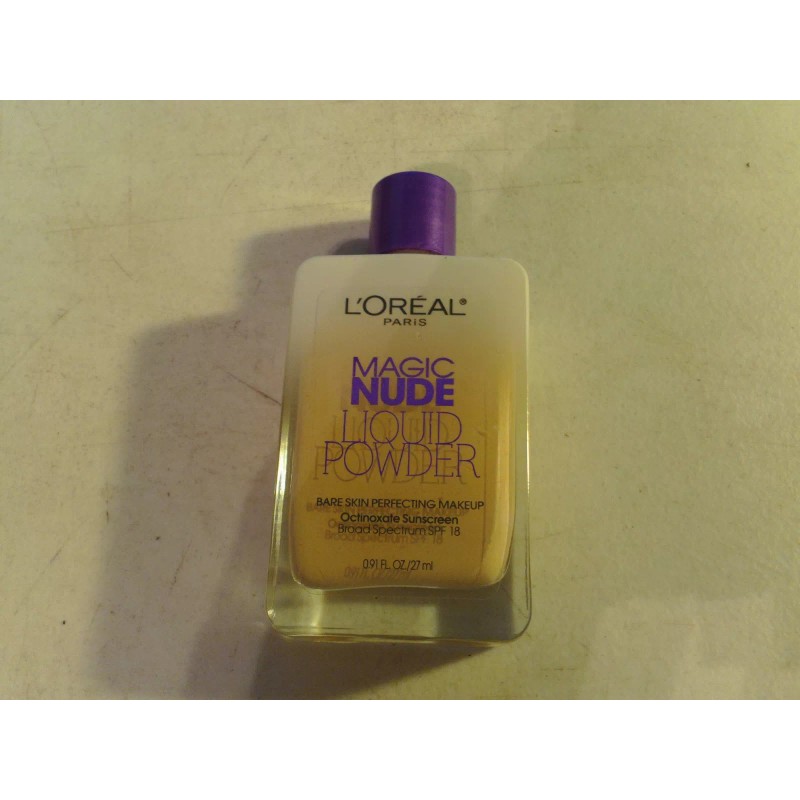 LOREAL 2 bottle lot LOREAL MAGIC NUDE LIQUID POWDER PERFECTING