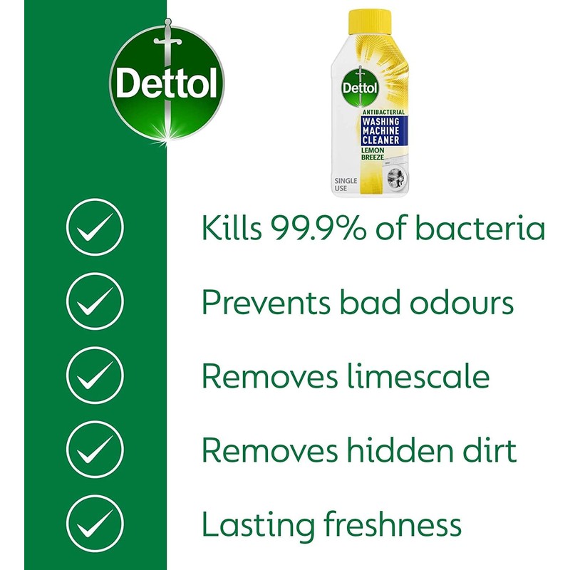 Dettol Washing Machine Cleaner Lemon Breeze 250ml