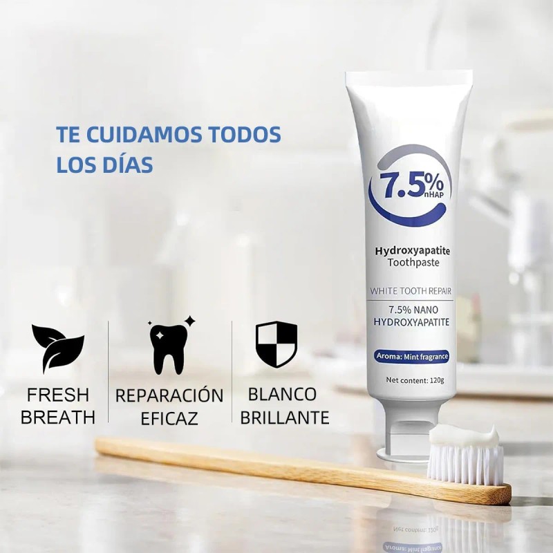Pastas Dentales Con Hidroxiapatita Al 7.5 % Aliento Fresco