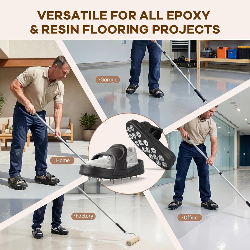 Epoxy Floors Spiked Shoes, Spikes Shoes for Epoxy Flooring for