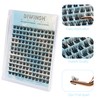 DIWINSH Short Eyelash Clusters, 144 Pieces, 10 mm, Natural Eyelash