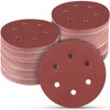 POTUINOM 6 Inch 240 Grit Sanding Discs, 100 PCS Hook