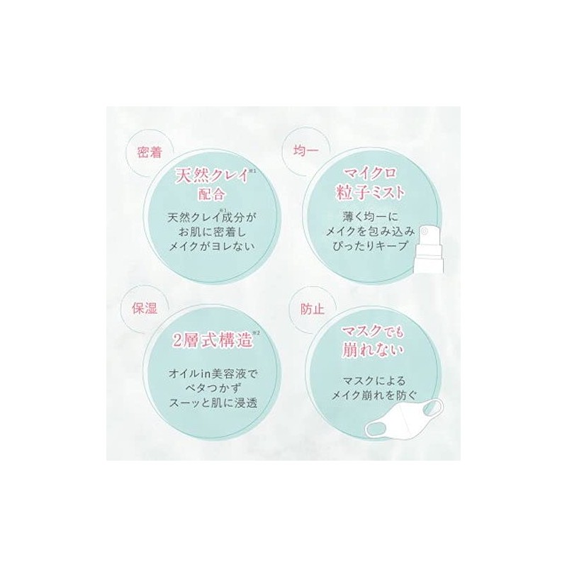 Clayge Makeup Fixer, Beauty Serum, 2.0 fl oz (60 ml)